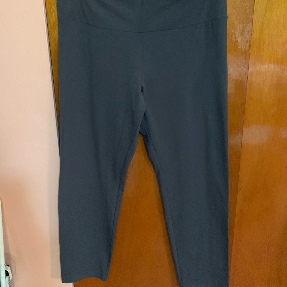 Women with Control Dark Gray Leggings 1X
